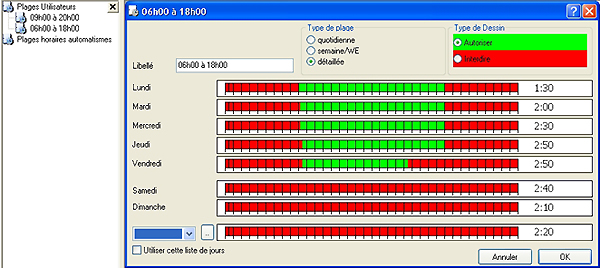 logiciel de contrôle d'accès log.net